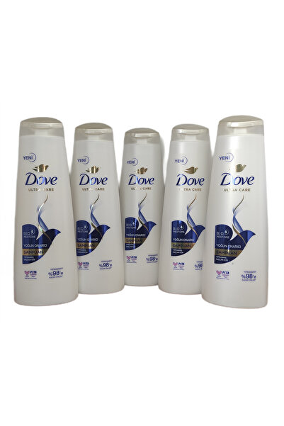 Dove YOĞUN ONARICI ŞAMPUAN YIPRANMIŞ SAÇLAR İÇİN 350 ML X 5 ADET