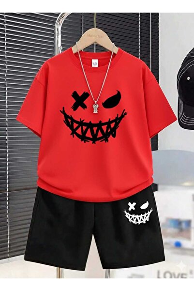 Nice Clothes ΚΑΛΟΚΑΙΡΙΝΟ ΠΑΙΔΙΚΟ ΜΠΛΟΥΖΑΚΙ ΚΑΙ ΣΟΡΤΣ UNISEX (ΜΑΥΡΟ ΣΧΕΔΙΟ ΧΑΧ...