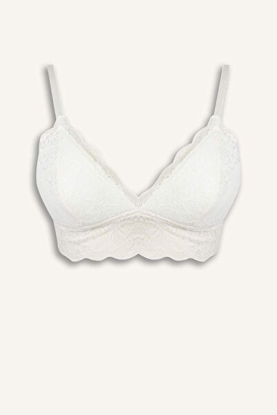 DeFacto Lace Covered Padded Underwireless Bralet D7843Ax26Sp
