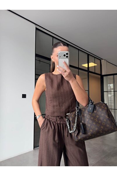 BB Bensu Buyruk ΡΙΓΕΤΕΣΤΟ ΓΙΛΕΚΟ ΠΑΝΤΕΛΟΝΙ ΛΙΝΟ ΣΕΤ ΚΑΦΕ