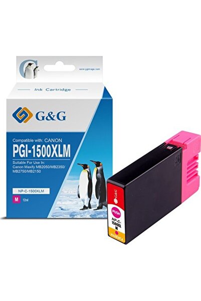 G&G ink cartridge compatible ink/ink cartridge with PGI 1500XL, NP-C-1500XLM/...