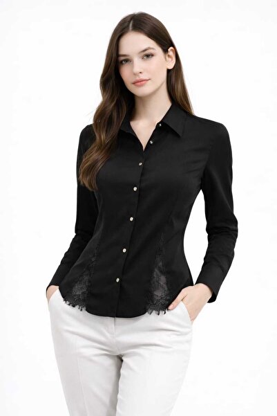 EGZOTİK ASORTİK Μακρυμάνικη μπλούζα με δαντέλα