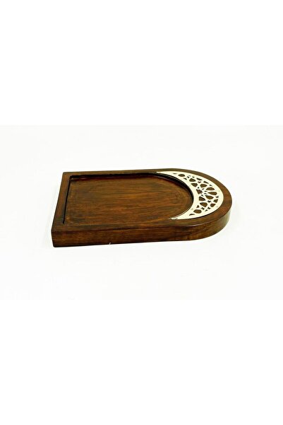 Generic Suhour Decorative Tray Sml Gold/Brown 22X15X2Cm