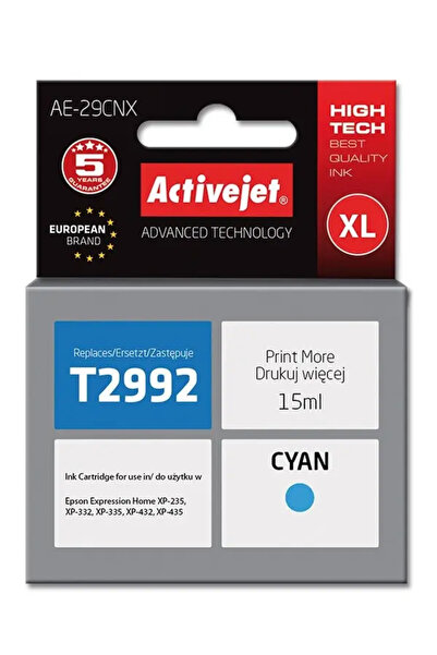 Other Activejet AE-29CNX ink cartridge cyan ink cartridge for Epson printers ...