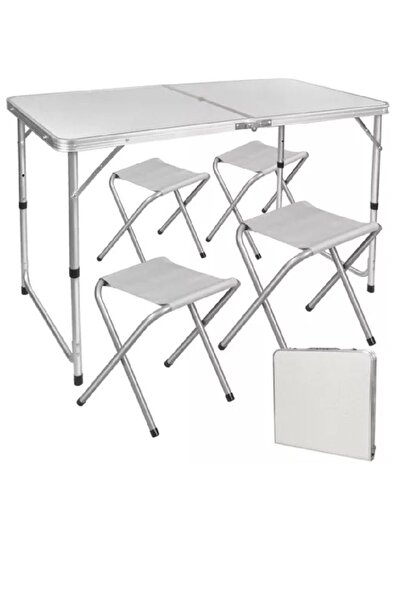 Trizand Σετ κάμπινγκ, τραπέζι + 4 καρέκλες