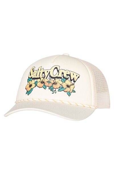 Salty Crew Καπέλο Τράκερ Πιτστόπ Εκρού