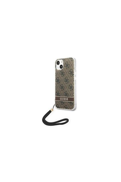 Other Guess GUOHCP14XH4STW Apple iPhone 14 Pro Max brown hardcase 4G Print Strap
