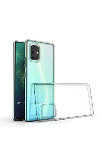 NO NAME Husă transparentă tip cutie de 2mm pentru SAMSUNG Galaxy A71