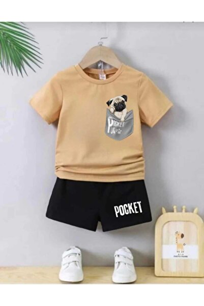 Nice Clothes ΚΑΛΟΚΑΙΡΙΝΟ ΠΑΙΔΙΚΟ ΣΕΤ ΜΠΛΟΥΖΑΚΙ-ΣΟΡΤΣ ΟΥΝΙΣΕΞ (ΜΕ ΣΤΑΜΠΑ ΣΚΥΛΟ...