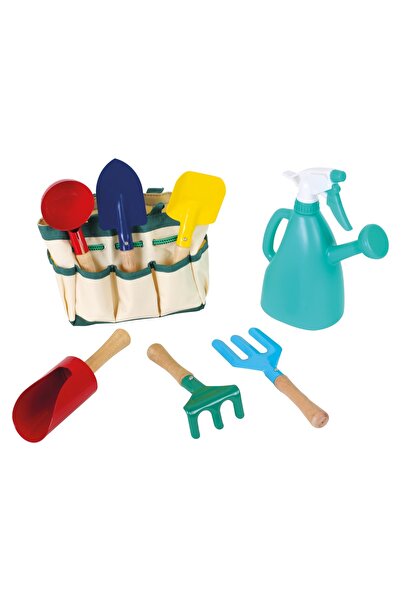 Small Foot Τσάντα κηπουρικής για παιδιά με 7 εργαλεία και ποτιστήρι