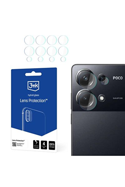 3MK Protecție Lentilă Poco M6 Pro 4G [PACHET DE 4]