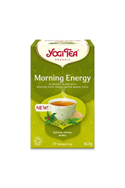 Yogi Tea Βιολογικό Τσάι Ενέργειας Πρωινού 17 φακελάκια των 2.1γρ, 35.7γρ