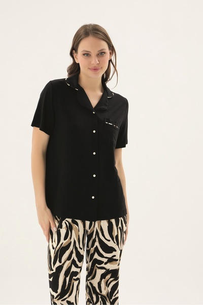 Sevim 17712 SET DE PIJAMALE CU NASTURI PENTRU FEMEI