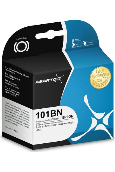 Other Cartuș de cerneală Asarto pentru Epson 101BN |   C13T03V14A |   127 ml ...