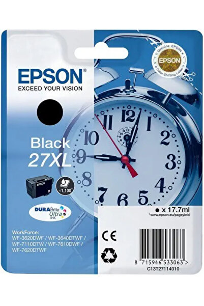 EPSON Cartuș de cerneală original 27XL Negru