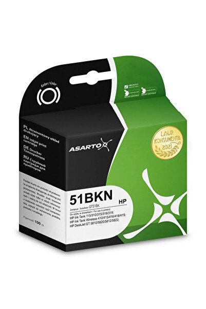 Other Cartuș de cerneală Asarto pentru HP 51BKN |   X4E40AE |   100 ml |   negru