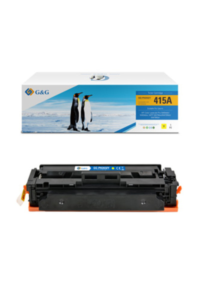 G&G compatible toner cartridge with HP W2032A, NT-PH2032Y, HP 415A, yellow, 2...