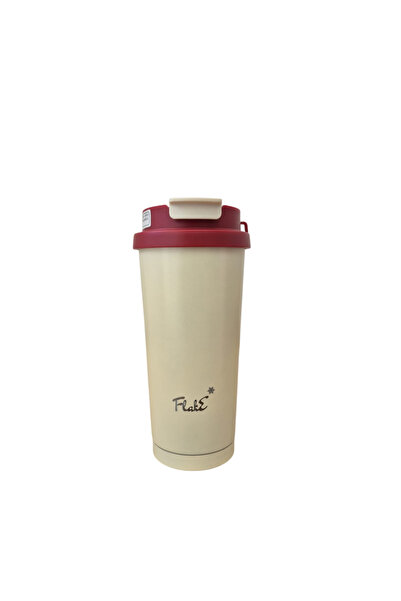 FLAKE 500 ml Thermos Cup with Straw and Spout Features