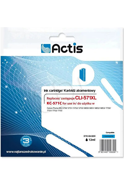 Other Ink cartridge Actis for Canon Standard KC-571C cyan