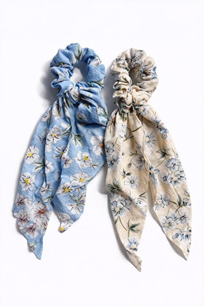 New Obsessions 2 τεμάχια αγκράφες σε σχήμα στριφτού με μοτίβο λουλουδιών και ...