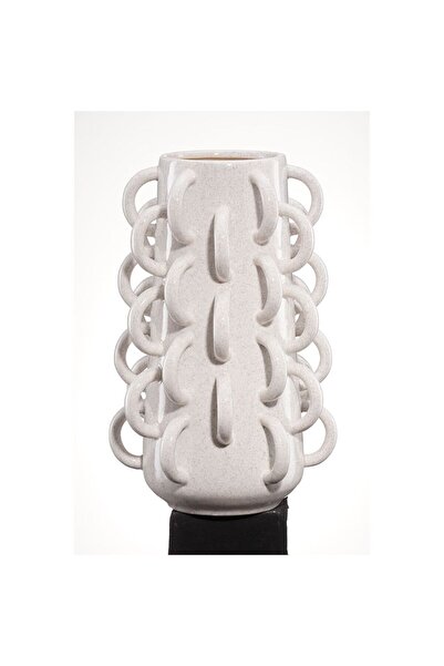 Danube Home Cerelia Loop Vase 25X25X40Cm -White
