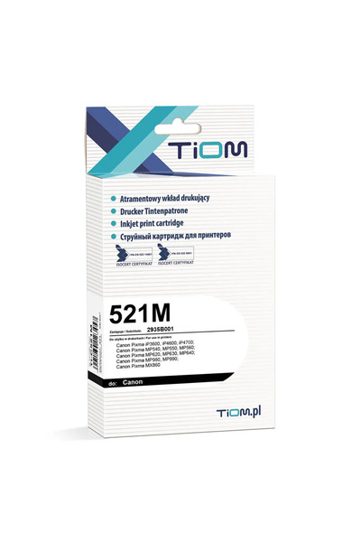 Other Cartuș de cerneală Tiom pentru Canon CLI-521M |   IP3600/MP540 |   magenta