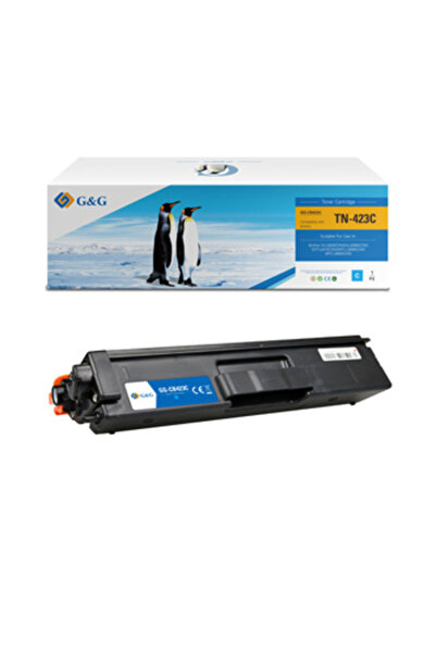 G&G compatible toner cartridge with Brother TN423C, NT-CB423C, cyan, 4000s