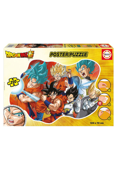 Generic Brand Educa 250 Piece Dragon Ball Maxi XL Poster Puzzle - Ages 8-11 -...