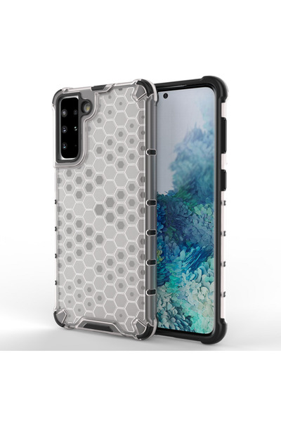 Hurtel Husă tip fagure, armată, cu bumper din TPU pentru Samsung Galaxy S21+ ...