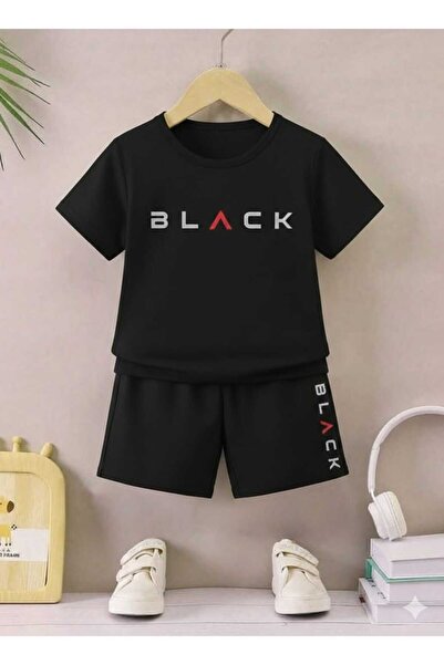 Nice Clothes Tricou și pantaloni scurți de vară pentru copii, unisex (imprime...