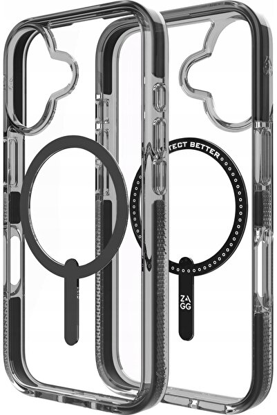 Zagg Husă de protecție Santa Cruz Snap pentru iPhone 16 Plus, compatibilă cu ...