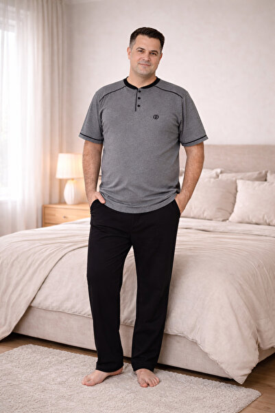 FORMO PREMIUM Ανδρικό σετ πιτζάμες με κοντό μανίκι, από 100% φυσικό βαμβάκι, ...