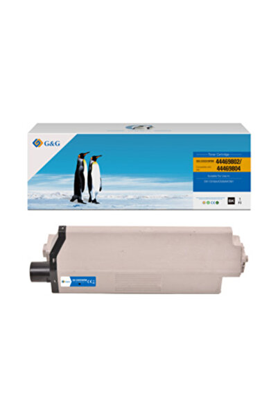 G&G Cartuș de toner compatibil cu OKI 44469804, NT-COC510FBK, negru, 5000 de ...