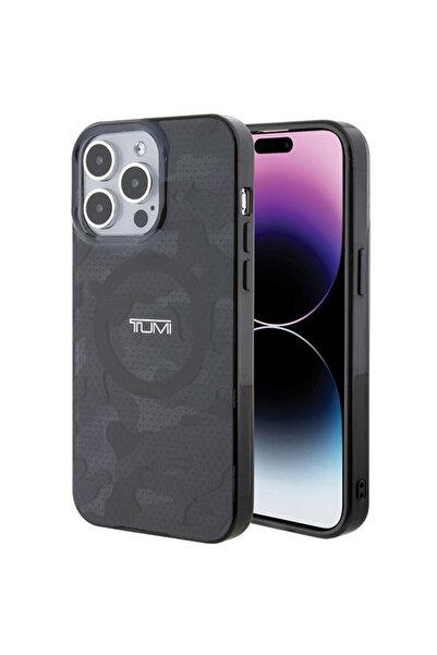 TUMI TUHMP15LDLCAG iPhone 15 Pro 6.1 " gri carcasă rigidă cu imprimeu Camo Ma...