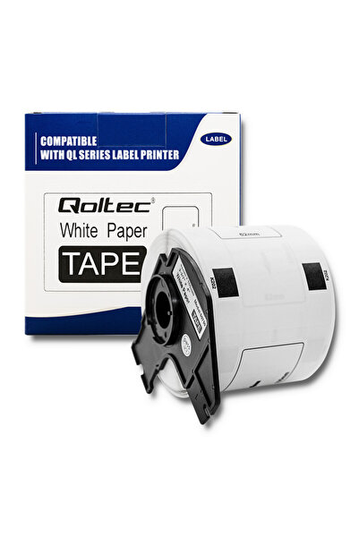 Qoltec Bandă pentru BROTHER DK-11202 |   62mm x 100mm |   300 etichete |   Im...
