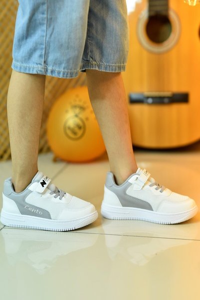 Generic Brand Orthopedic Velcro Elastic Mesh Unisex Comfortable Light Daily Walking Sneakers Children's Shoes