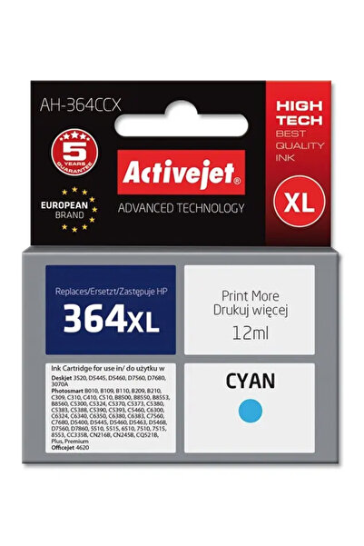 Other Activejet AH-364CCX ink cartridge (replacement for HP 364XL CB323EE; Pr...