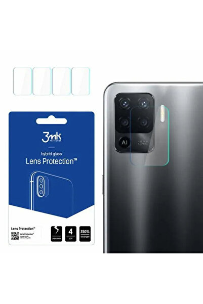 3MK Lentilă de sticlă hibridă flexibilă pentru protecția camerei OPPO RENO 5 ...