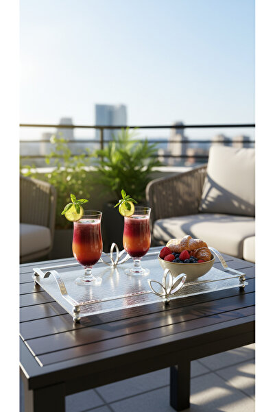 Generic An elegant and versatile serving tray for hospitality