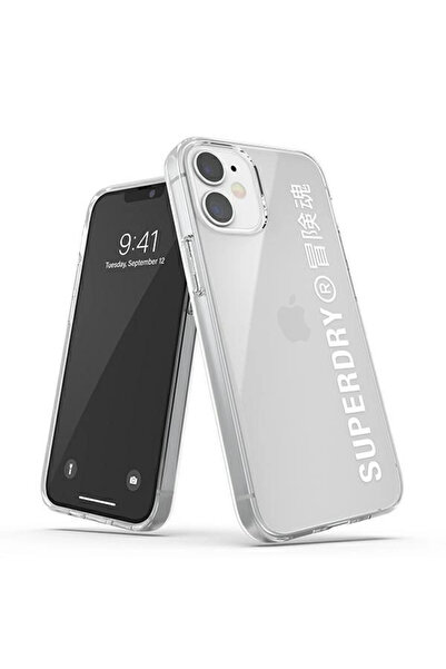 Dr Nona SuperDry Snap iPhone 12 mini Husă transparentă albă 42593