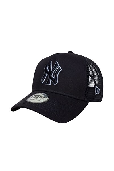NEW ERA MLB NY YANKEES OUTLINE 9FORTY E-FR ADJ TRUCKER CAP NAVY "  Let's brea...