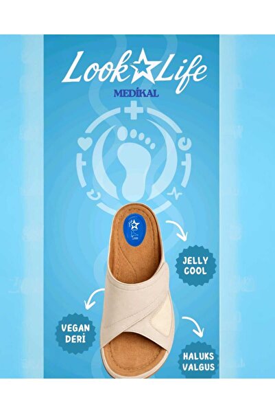 Look Life Γυναικείες καθημερινές, άνετες παντόφλες Hallux valgus με τεχνολογί...