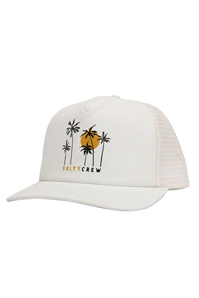 Salty Crew Ηλιόλουστο Αφρώδες Καπέλο Τράκερ W Εκρού