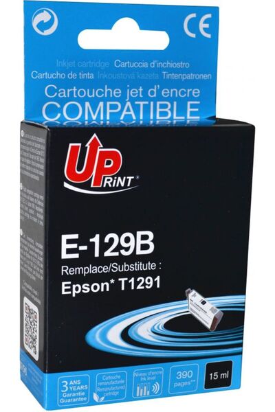Other UPrint Ink Cartridge E-129B/C13T12914010 T1291 (Black)