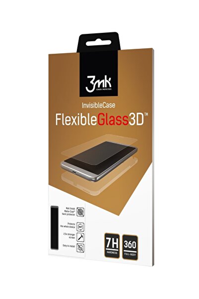3MK Sticlă flexibilă 3D Apple iPhone 8/7 Plus cu aderență ridicată