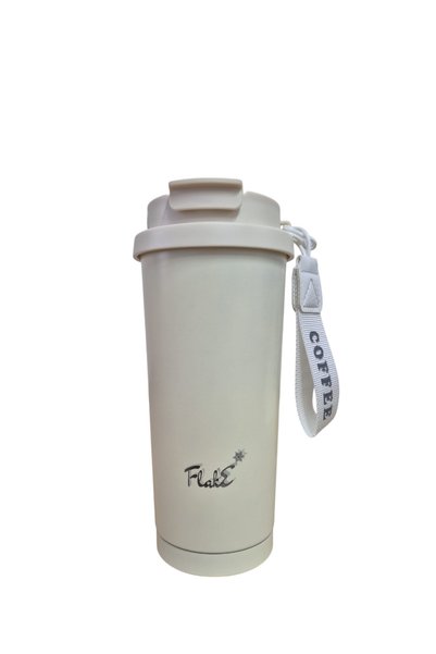 FLAKE 500 ml Thermos Cup with Straw and Spout Features