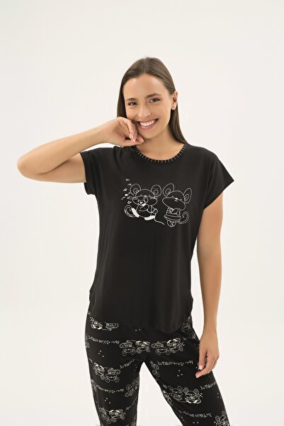 Sevim 17650 SET DE PIJAMALE IMPRIMATE PENTRU FEMEI