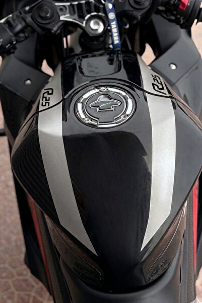 Banxtre Yamaha R25 için Depo Üstü Kordon Sticker Seti (Sağ ve Sol) (2019-2020...