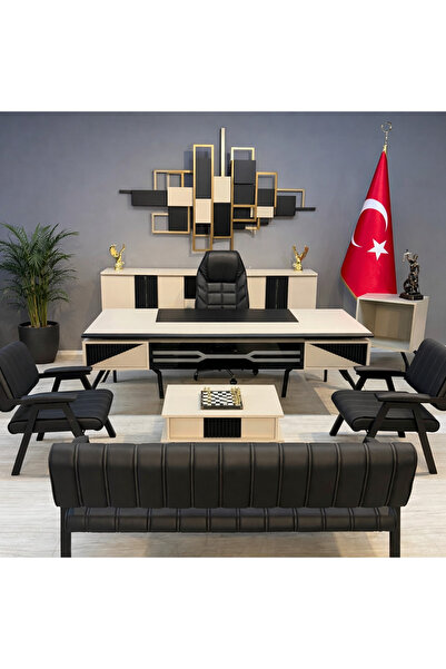 ENG OFİS MOBİLYALARI TREND MAKAM TAKIMI FULL SET HERŞEY DAHİL