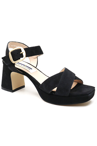 intermodaclub Sandale dama 51269-negru velur-41